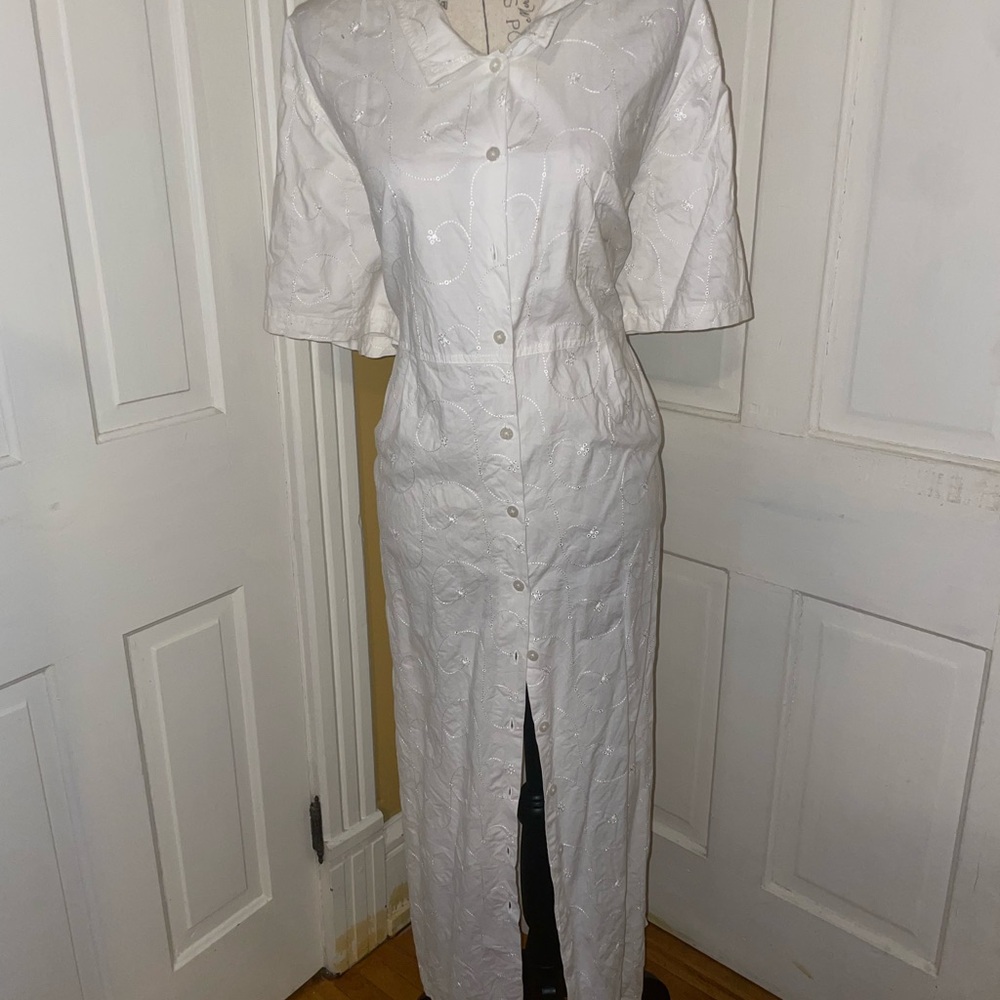 Denim&Co White Maxi Dress